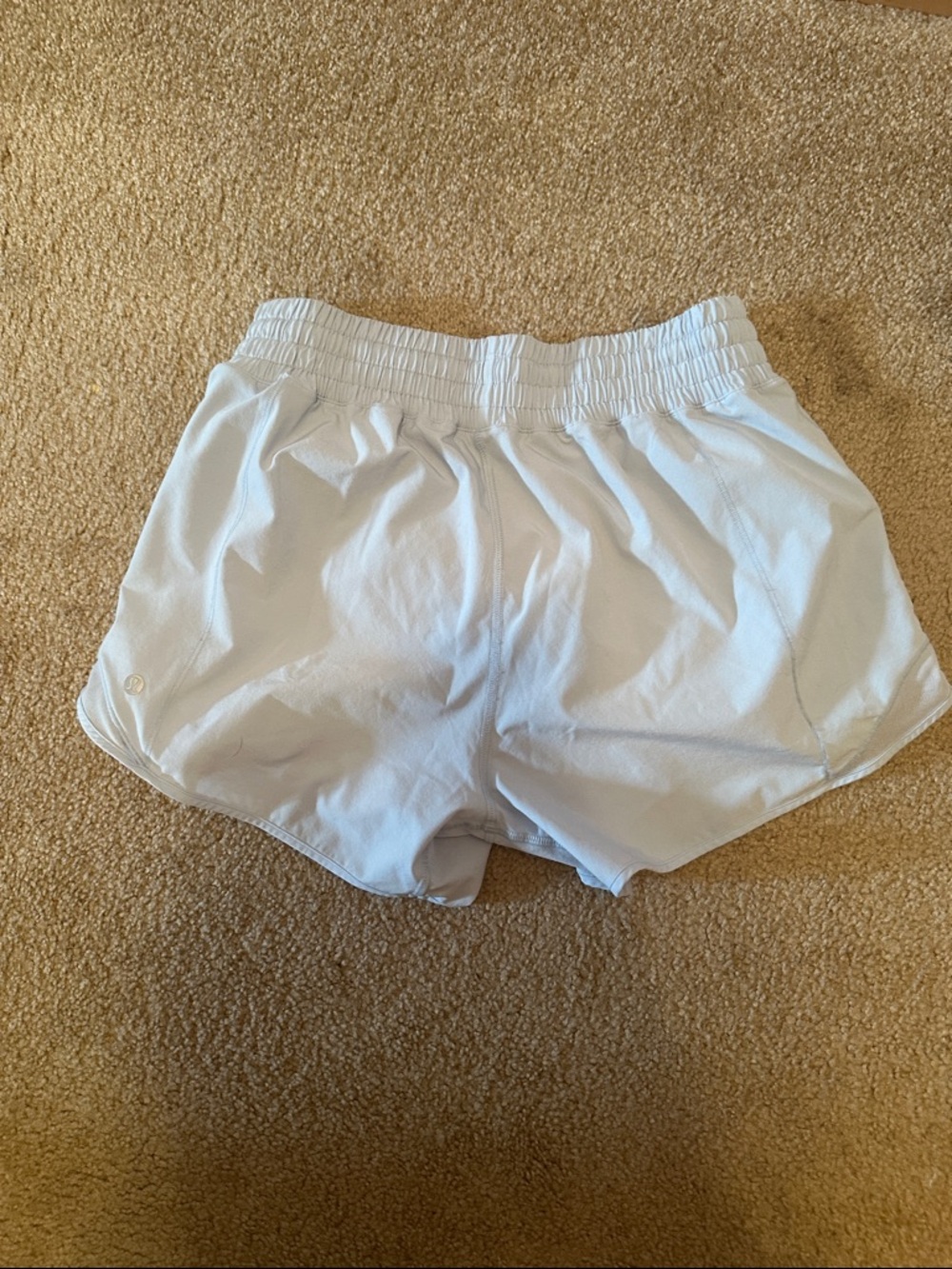 lululemon athletica Light Blue Women's Running Shorts - Picture 2 of 4